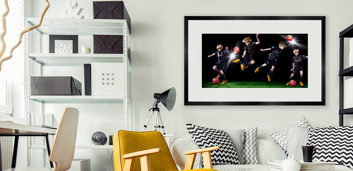 Gallery mock room scene
