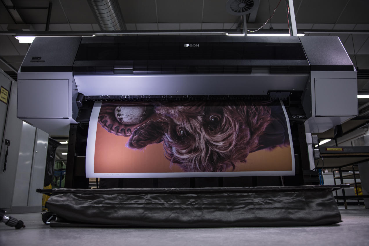 Prints mock room scene